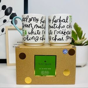 Kate Spade Tea Mugs